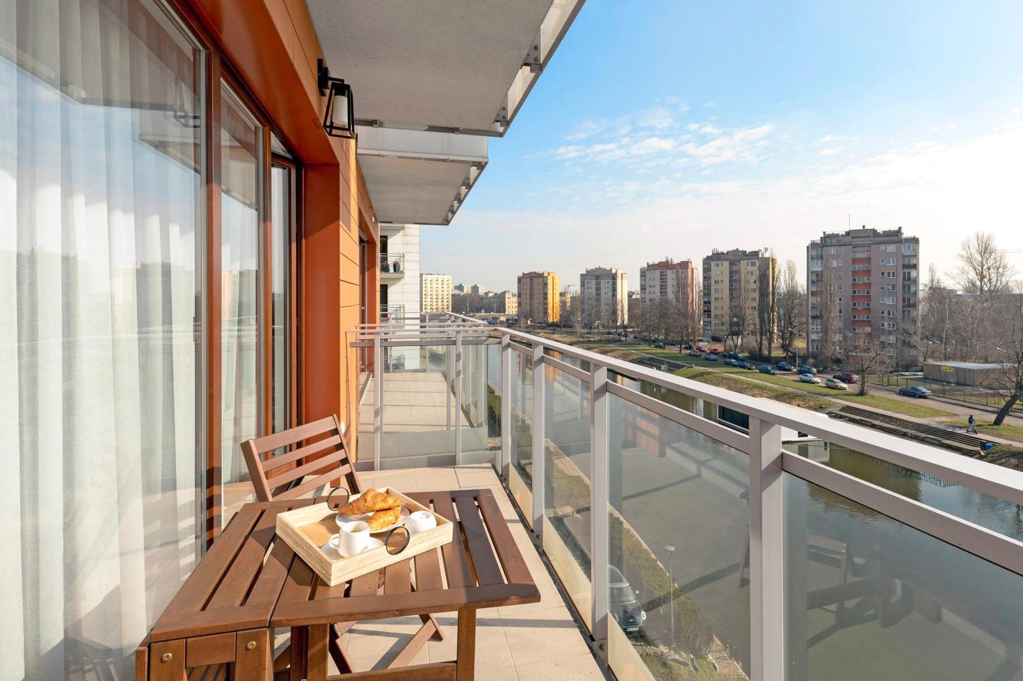Aura - Riverside & Parking By Downtown Apartments Gdańsk Extérieur photo