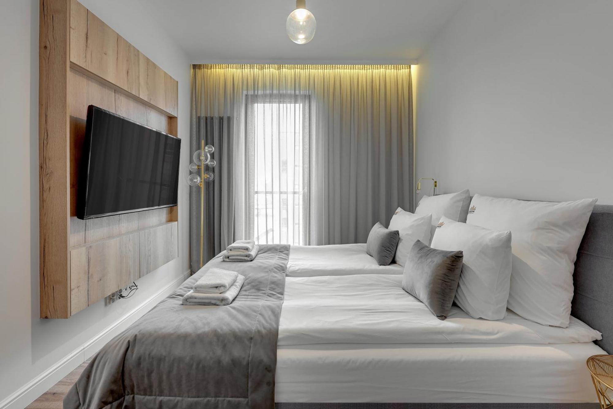 Aura - Riverside & Parking By Downtown Apartments Gdańsk Chambre photo