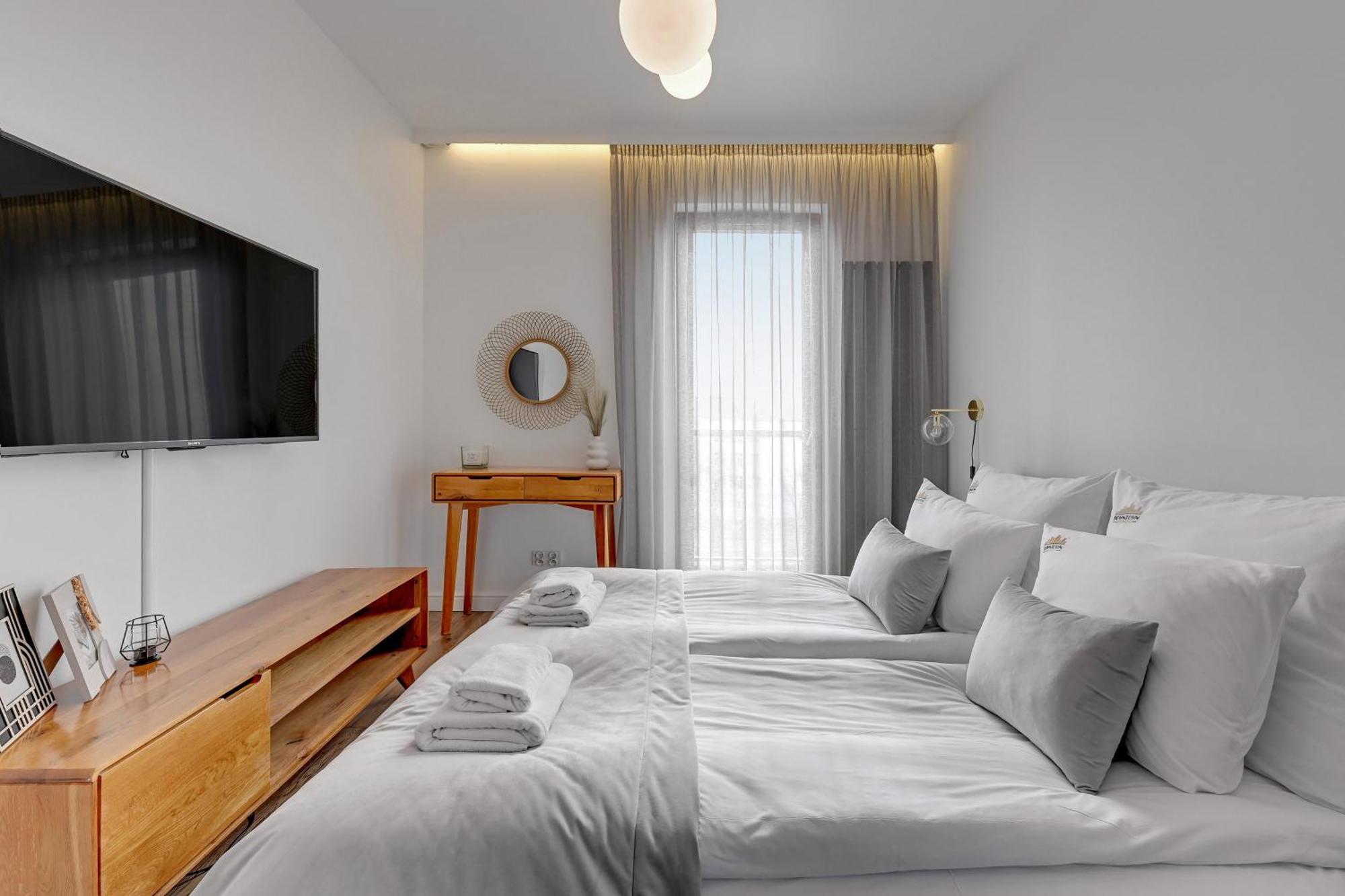 Aura - Riverside & Parking By Downtown Apartments Gdańsk Chambre photo
