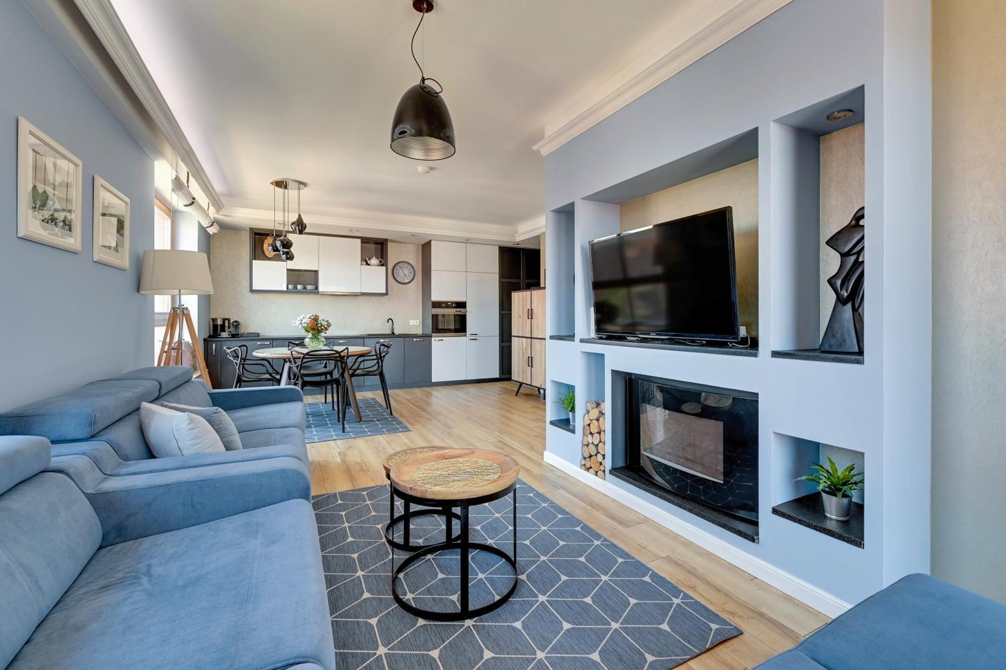 Aura - Riverside & Parking By Downtown Apartments Gdańsk Chambre photo