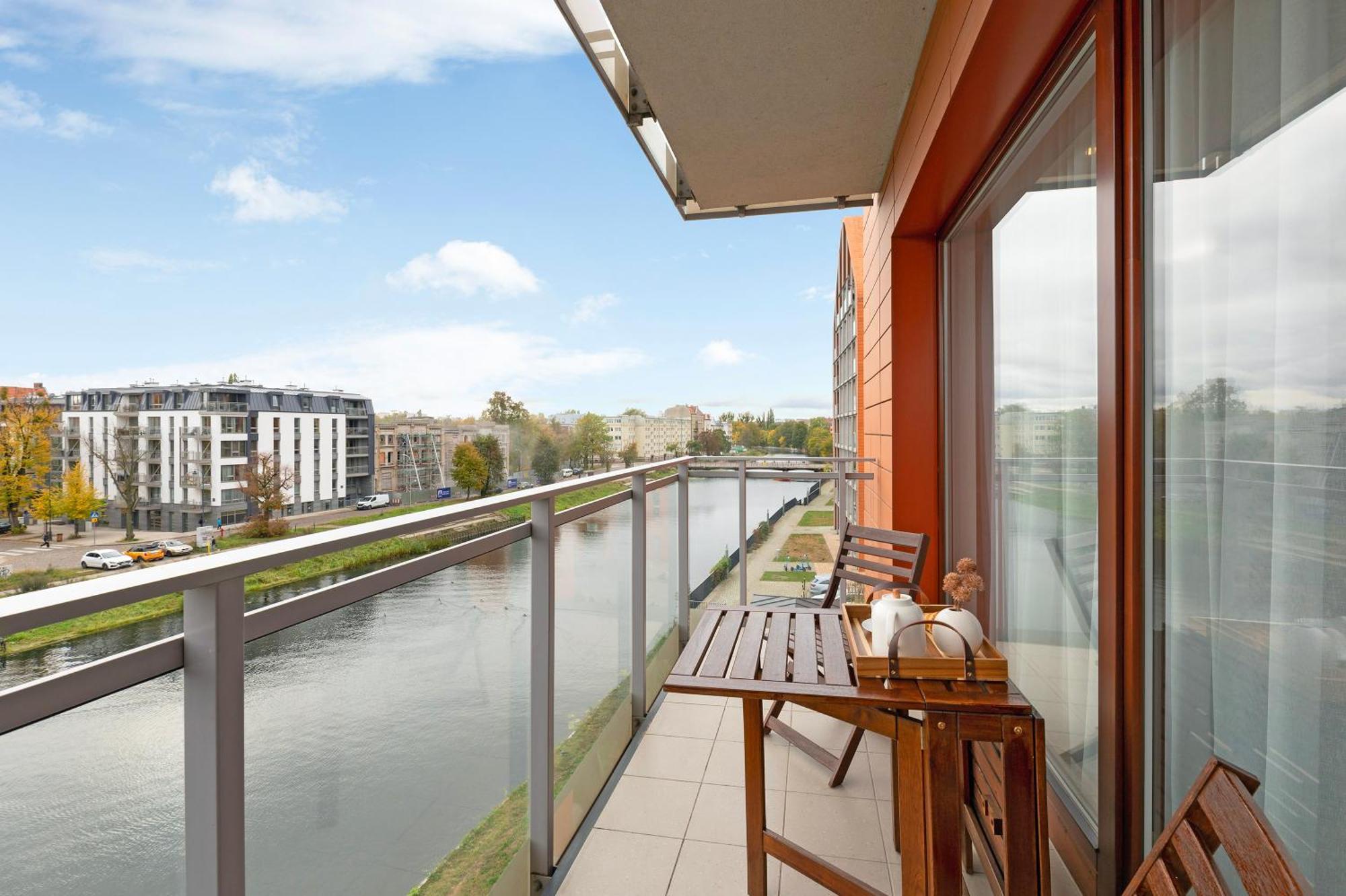 Aura - Riverside & Parking By Downtown Apartments Gdańsk Extérieur photo