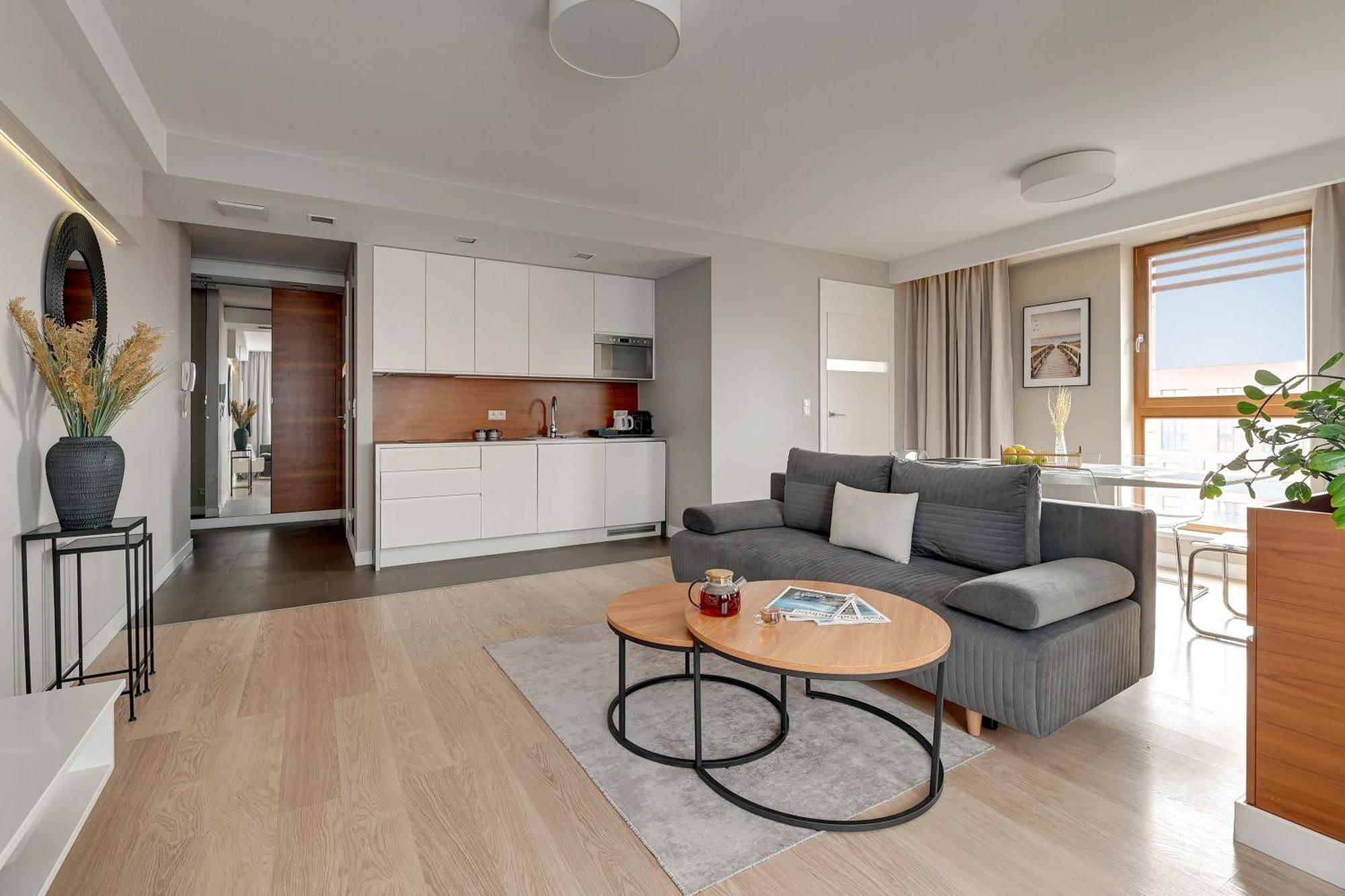 Aura - Riverside & Parking By Downtown Apartments Gdańsk Chambre photo